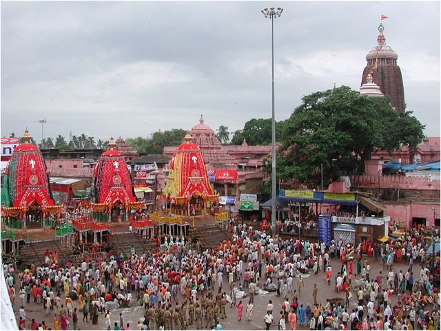 Rath Yathra in Puri Jagannath Temple in Odisha